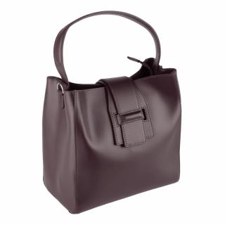 Geanta Bailley, piele 100% naturala, maro ciocolata , 8057