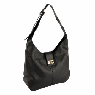 Geanta Emerald,din piele 100%  naturala negru 8227