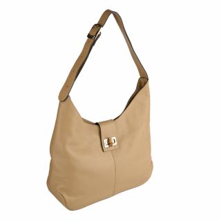 Geanta Emerald,din piele 100%  naturala nude 8227