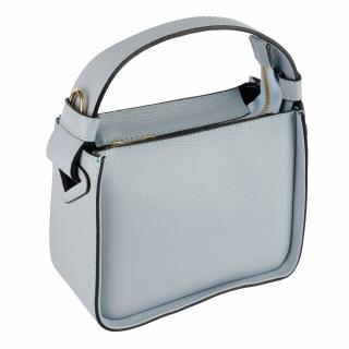 Geanta Indira,din piele 100% naturala bleo celeste 8225