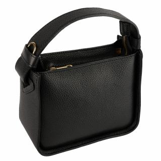 Geanta Indira,din piele 100% naturala negru 8225