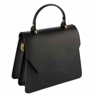 Geanta Jaya,negru,din piele 100% naturala 8220