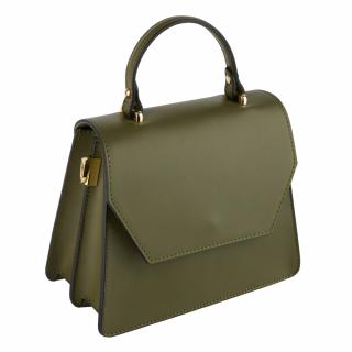 Geanta jaya,verde inchis,din piele100% naturala  8220