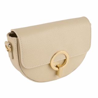 Geanta June,din piele 100% naturala crem 8224