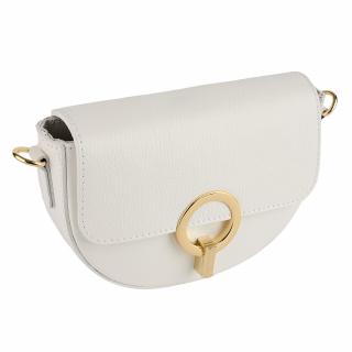 Geanta June,din piele100% naturala alba 8224