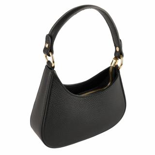 Geanta Leila din piele 100% naturala,negru 8235