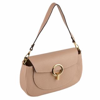 Geanta Venus,din piele 100% naturala roz cipria 8226