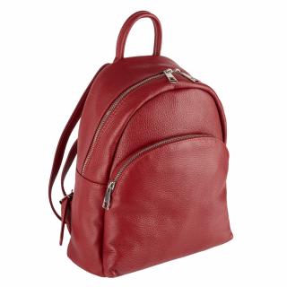 Rucsac Aida, din piele 100% naturala bordo, 8114