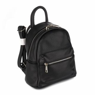 Rucsac Blythe, din piele 100% naturala negru 8164