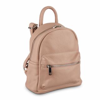 Rucsac Blythe, din piele 100% naturala roz prafuit 8164