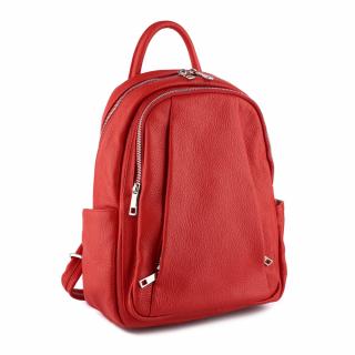 Rucsac Chelsea, din piele 100% naturala rosu, 8087
