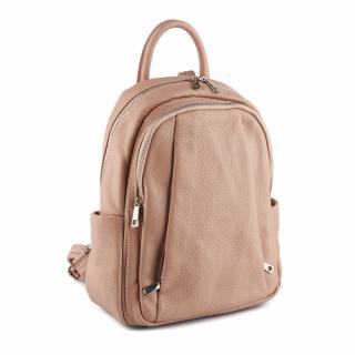 Rucsac Chelsea, din piele 100% naturala roz prafuit,8087