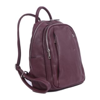 Rucsac Chelsea, din piele naturala bordo, 8087