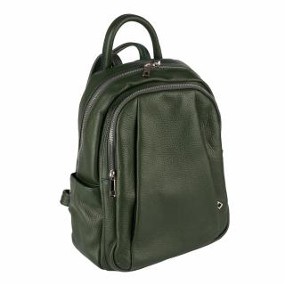 Rucsac Chelsea, din piele naturala verde, 8087