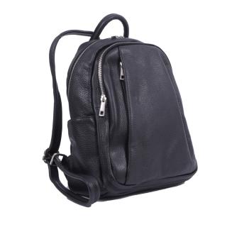 Rucsac Chelsea, din piele100% naturala negru, 8087
