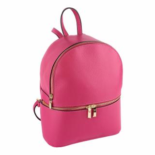 Rucsac Dalia , din piele 100% naturala fucsia, 8101