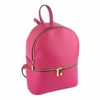 Rucsac Dalia , din piele naturala fucsia, 8101