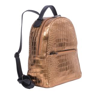 Rucsac Freya, cupru sidefat din piele naturala 8065