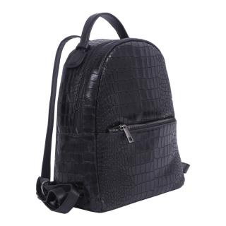 Rucsac Freya, negru din piele naturala 8065