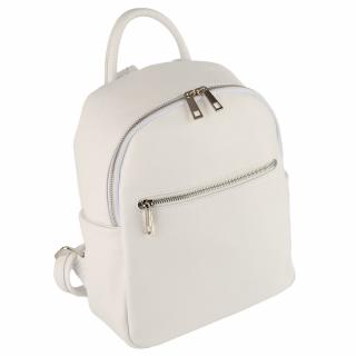 Rucsac Joplin, din piele 100% naturala alb, 8223