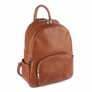 Rucsac Kallya, din piele 100% naturala coniac 8162