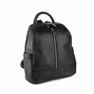 Rucsac Kelly, din piele naturala negru, 8092