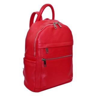 Rucsac Mabel, din piele100% naturala rosu 8159