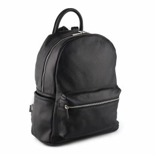 Rucsac mare Ayda, din piele 100 % naturala negru, 8121