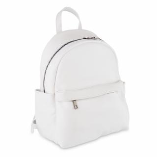 Rucsac Talida, din piele 100% naturala alb, 8111