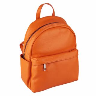 Rucsac Talida, din piele naturala orange, 8111