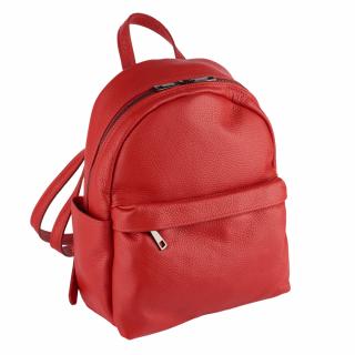 Rucsac Talida, din piele100% naturala rosu, 8111