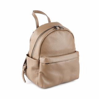 Rucsac Talida, din piele100% naturala taupe, 8111