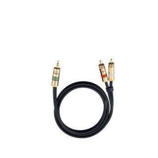 Cablu Oehlbach 2056 jack 3.5mm - 2 RCA 1m