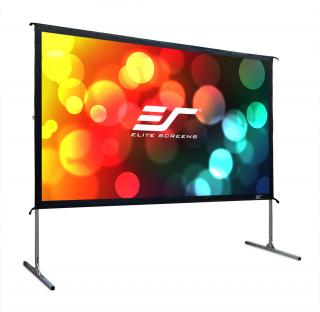 Ecran proiectie, de podea, 332.1 x 186.8 cm, FRONT   REAR, EliteScreens Yard Master 2 Dual OMS150H2-DUAL, Format 16:9