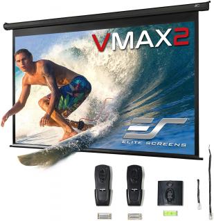 Ecran proiectie electric, perete tavan, 234.7 cm x 132 cm, EliteScreens VMAX106UWH2, Format 16:9, trigger 12v