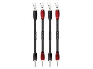 Jumperi BiWire Audioquest Dragon PSS, cu mufe Banana-Spada SureGrip 1000 (set 4buc)