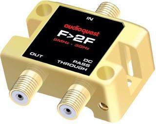 Splitter RF Audioquest F to 2F 75I  Splitter, 1 IN - 2 OUT