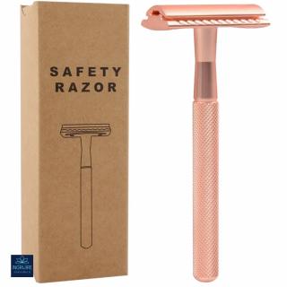 Aparat de ras safety razor Haward Luxury, rose gold