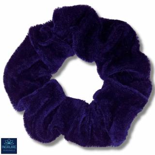 Elastic de par - scrunchie blue