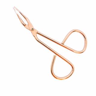 Penseta tip cleste, otel inoxidabil, rose gold