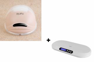 Pachet Promo Pompa de San Electrica, Portabila, 3 Moduri de Functionare + Cantar Electronic pentru Bebelusi cu Bluetooth