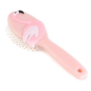 Perie de Par pentru Copii cu Flamingo 17.5 cm - Nurio