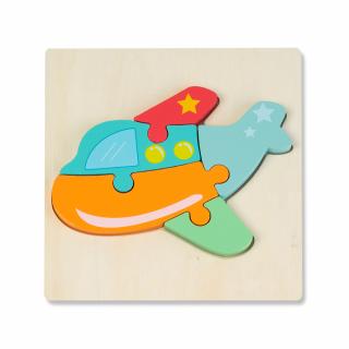 Puzzle 3D Avion Montessori