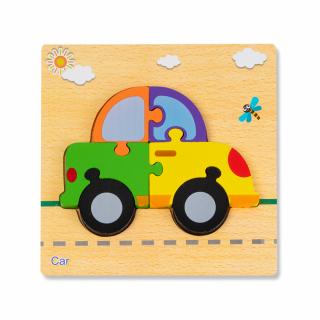 Puzzle 3D Vehicul Montessori