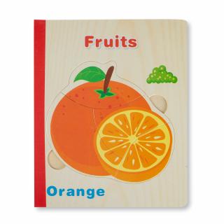 Puzzle din Lemn tip Carte Montessori