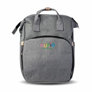 Rucsac Multifunctional pentru Scutece Bebelusi cu Patut Pliabil - Gri - Nurio