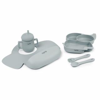 Set Diversificare din Silicon - Elefant Albastru Gri - Nurio