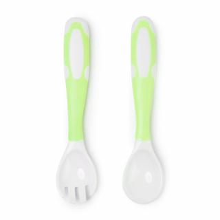 Set Tacamuri pentru Bebelusi Silicon si Plastic - Verde - Nurio