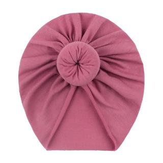 Turban pentru Fetite cu Coc - Roz