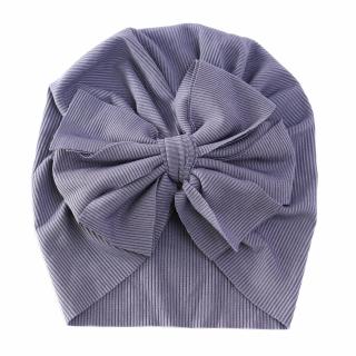 Turban pentru Fetite cu Fundita - Albastru